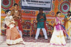 Magic show was organised for the children. Children also performed.